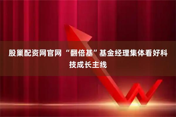 股巢配资网官网 “翻倍基”基金经理集体看好科技成长主线