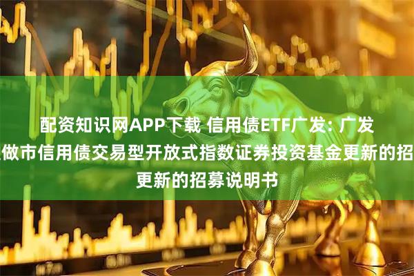配资知识网APP下载 信用债ETF广发: 广发深证基准做市信用债交易型开放式指数证券投资基金更新的招募说明书
