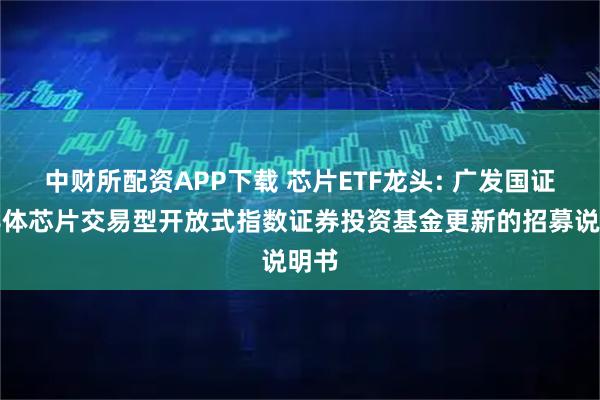 中财所配资APP下载 芯片ETF龙头: 广发国证半导体芯片交易型开放式指数证券投资基金更新的招募说明书